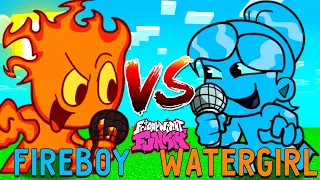 ОГОНЬ ПРОТИВ ВОДЫ В МАЙНКРАФТ FNF FIREBOY VS WATERGIRL MINECRAFT ФРАЙДЕЙ НАЙТ ФАНКИН