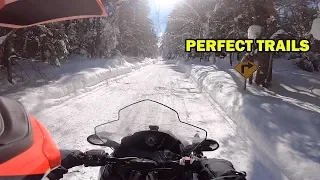 2019 Upper Michigan Snowmobile Trail Riding