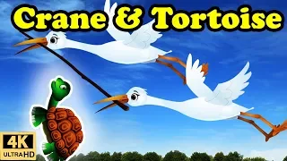 Crane and Tortoise Story in English | Moral stories for Kids | Bedtime Stories for Children