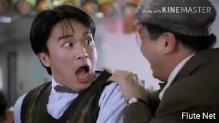 Stephen Chow's Funny Scenes || Busted in front of Girlfriend || fight back to school 2 1992 ||