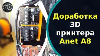 Доработка бюджетного 3D принтера Anet A8 -  Prusa i3