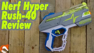 REVIEW - Nerf Hyper Rush 40 Unboxing FPS