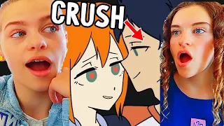 Storytime - SHE'S TRAPPED IN BASEMENT WITH CRUSH (REACT TO ANIMATED STORY w/The Norris Nuts)