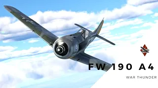 War Thunder | Le Focke-Wulfe 190 A-4 (imbattable en face à face)  ✈️
