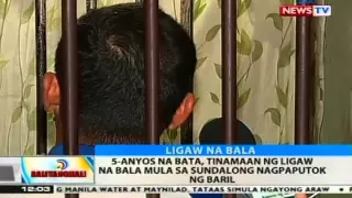 BT: 5-anyos na bata, tinamaan ng ligaw na bala mula sa sundalong nagpaputok ng baril