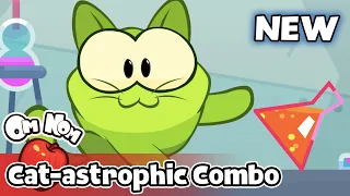 Cat-astrophic Combo 🙀 Om Nom Stories: New Neighbors 😅 Cartoon for KIDS 🥳