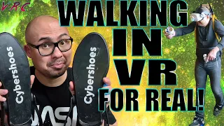 Walking in Place in VR - I used Cybershoes to STAND UP and WALK (+ review)