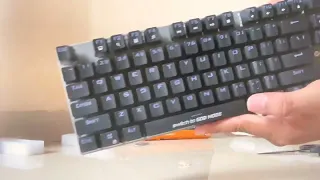 Cosmic byte CB-GK-26 pandora TKL mechanical keyboard unboxing ASMR 😍