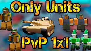 Only Units in PvP 1x1 Roblox Tower Defense Simulator