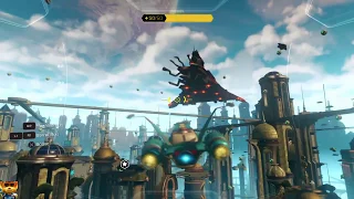 Ratchet & Clank - Destroying Blargian warship