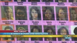 Polk prostitution sting nets 95 arrests