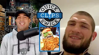 Khabib Nurmagomedov loves cheat meals, these are his go-to foods after a fight | Mike Swick Podcast