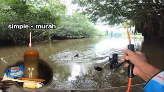 umpan jitu ikan patin liar di jamin neter habis joran sampai terbang