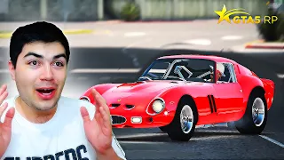 YANGI MASHINAM FERRARI - QIZIL TOYCHOQ! GTA 5 RP Rockford