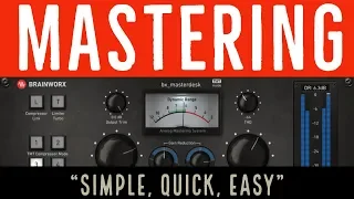 Audio Mastering - Brainworx bx_masterdesk  (DIY Mastering Software)