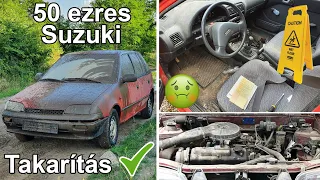 Kikeráztuk az 50ezres Suzukit! - Autó takarítás, ahogy a profik csinálják