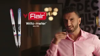 Flair Pen | Writo-meter | Ranveer Singh | Likh Ke Du Kya