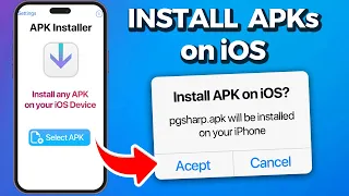 ✅ How to Install APKs on iPhone/iOS without Jailbreak (AMS1GN Lite)