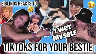 Siblings react to 'Kpop Tiktoks I Send To My Best Friend With No Context' 😅