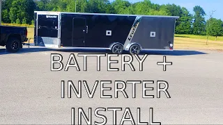 Building the Best Snowmobile Trailer on Youtube! Battery / Inverter Box