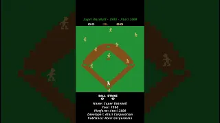 Super Baseball - 1988 - Atari 2600 / Atari VCS