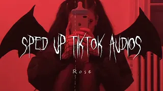 sped up tiktok audios ️2023 ♡🤗🤩🤔