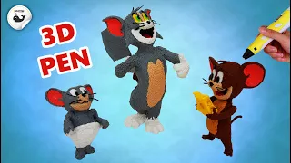 3D PEN | MOUSE JERRY FROM TOM & JERRY | HOW TO CREATION MOUSE JERRY FROM TOM & JERRY WITH 3D PEN