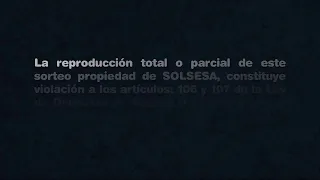 Sorteo LOTO 3:00 PM Miércoles, 12 de Mayo de 2021