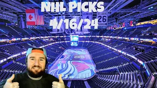 Free NHL Picks Today 4/16/24