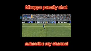 Mbappe penalty shot #football #football #penalty #efootball