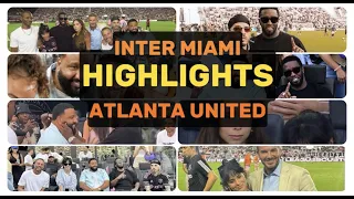 😇Celebrities React to Messi goals vs Atlanta United | Inter Miami vs Atlanta United | 2023