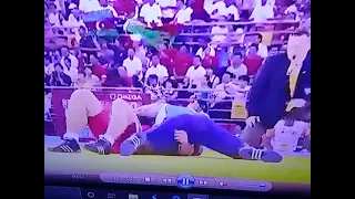 Mijan Lopez (Cuban superstar Greco Roman wrestler) CHEATING!!!😒