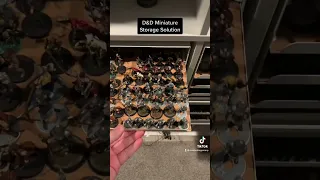 Dungeons and Dragons Miniature Storage Solution! Ikea Kvissle Paper Trays!