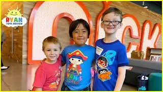 Ryan's Playdates at Nickelodeon Animation Studio!!!!