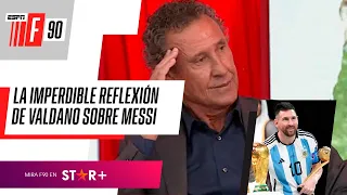 "MESSI ES EL GENIO DEL SIGLO XXI": IMPERDIBLE REFLEXIÓN de Jorge Valdano sobre Leo en #ESPNF90