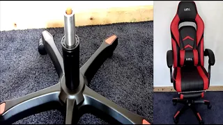 HOW TO REMOVE GAS CYLINDER LIFT AND WHEEL BASE FROM OFFICE CHAIR