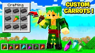 Minecraft, But You Can Craft SUPER Carrots!! 😱