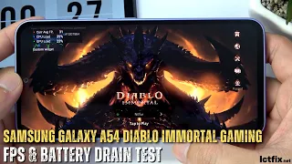 Samsung Galaxy A54 Diablo Immortal Gaming test