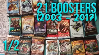 Ouverture de 21 boosters DIFFÉRENTS Magic • Partie 1/2