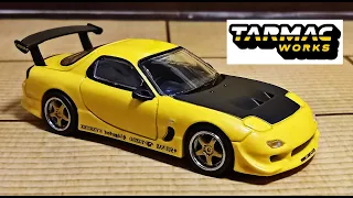 Tarmac Works: VERTEX Mazda RX-7 FD3S Yellow Metallic