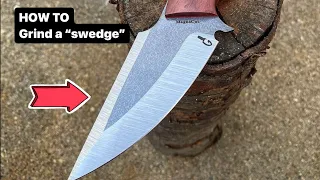 HOW TO grind a false edge or (SWEDGE)