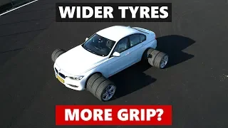 Do wider tyres give you more grip? The differences between tyre widths tested and explained.