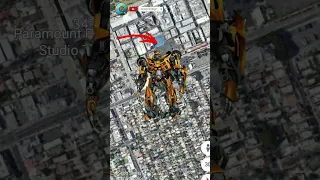 I found Robot In Real 🤖 on google maps and google earth 🌍 #shorts #worldyguy2m