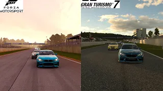 Road Atlanta | Gran Turismo 7 side by side Forza Motorsport 7