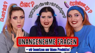 SE**SPIELZEUG ? 🍆 Wir beantworten UNANGENEHME Fragen und schminken uns nur mit  💙BLAUEN💙 Produkten!