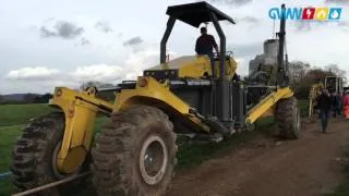 Einpflügen Wasserleitung von Wehrden nach Hostenbach