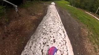 Snowboarding at Stowe Vermont:  June 8, 2013