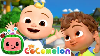 Cocomelon Sing Heads Shoulders Knees and Toes | Moonbug Nursery Rhymes | Biology Cartoons For Kids