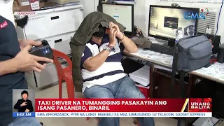 Taxi driver na tumangging pasakayin ang isang pasahero, binaril | UB