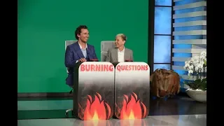 Matthew McConaughey Answers Ellen’s ‘Burning Questions’